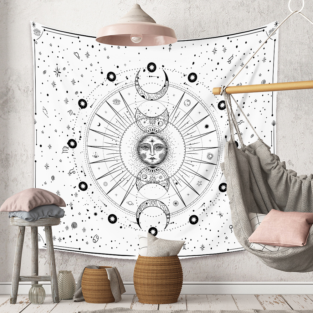 Home Cross-border Bohemian Tapisserie Raumdekoration Wandtuch Mandala Dekoration Tuch Tapisserie display picture 72