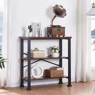 Simple Steel Bookshelf Floor-Standing Household Small Apartment Living Room Multi-Layer Wall Storage Rack Toy Storage Space-Saving