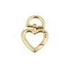 Metal accessory, keychain heart-shaped, chain, wholesale