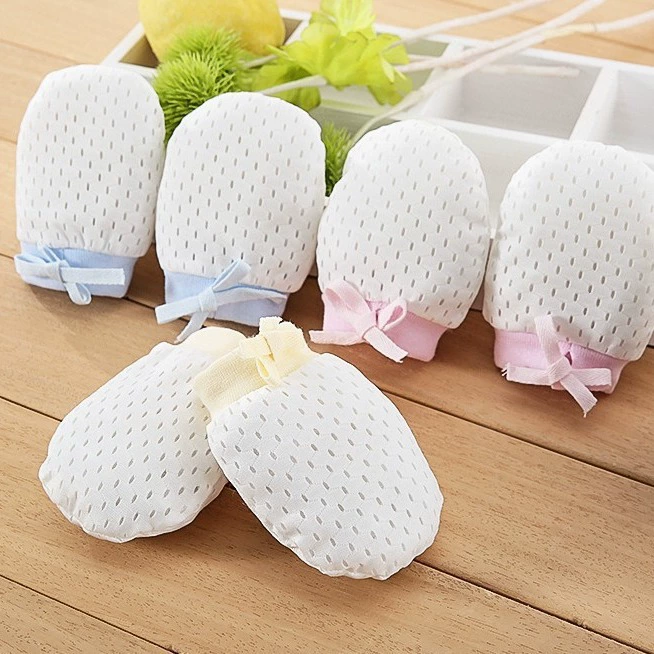 Летние чехлы для рук и ног для новорожденных, детские чехлы для ног, детские перчатки против царапин, лицо против царапин, тонкий дышащий ледяной шелк