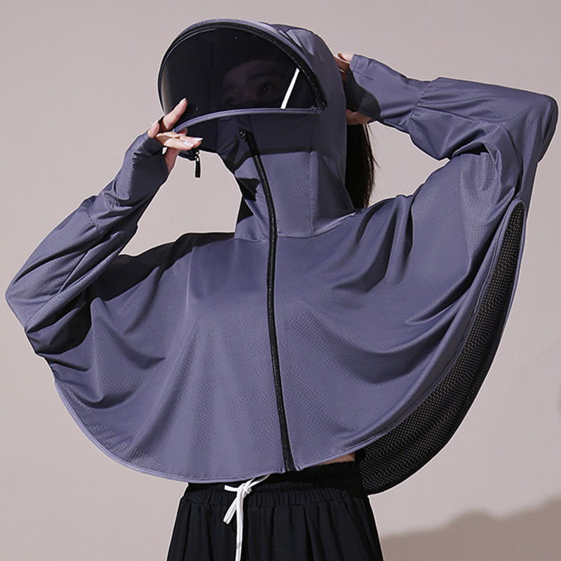 Summer 2025 Sun Protection Clothing New Anti-cycling UV Protection Sun Protection Clothing Women's Breathable Sun Protection Blouse Ice Silk Thin Summer 2025 Sun Protection Clothing New Anti-cycling UV Protection Sun Protection Clothing Women's Breathable Sun Protection Blouse Ice Silk Thin