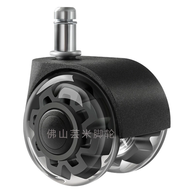 2-дюймовый прозрачный двухколесный киберспортивное кресло шкив офисное кресло