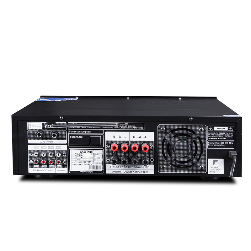 Sanke D20 amplificador de potencia profesional de alta potencia Bluetooth amplificador de sonido KTV amplificador de karaoke doméstico con amplificador de radio