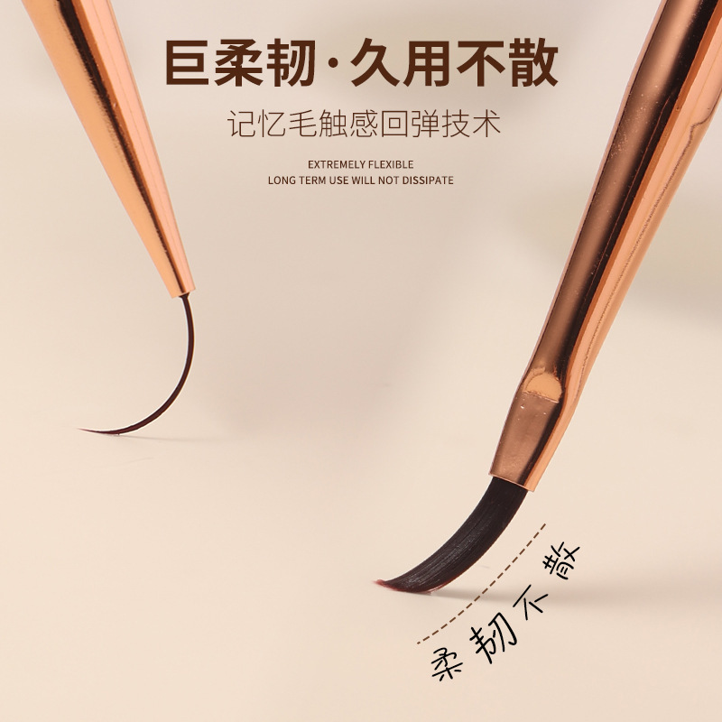 新款加长美甲格纹笔长拉线笔软弹柔韧多功能拉线绘制复古格纹美甲|undefined