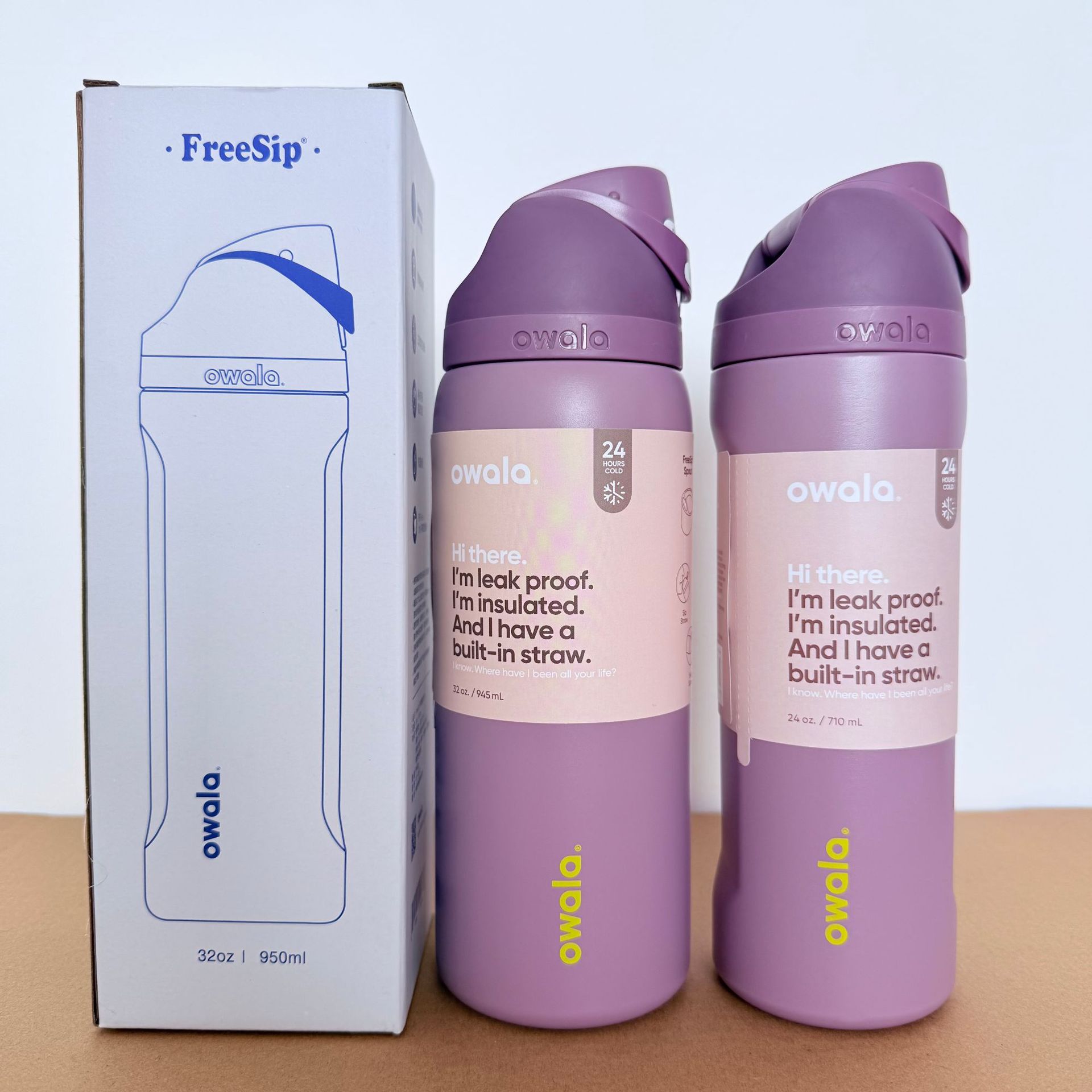Owala en stock de gran capacidad portátil hervidor de agua al aire libre para hombres tazas de agua caliente de moda para mujeres tazas de fruta deportivas al por mayor