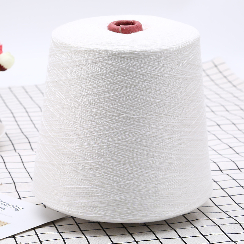 跨境厂家直销棉纺纱 衣领丝光棉纱 烧毛丝光棉双股现货供应批发