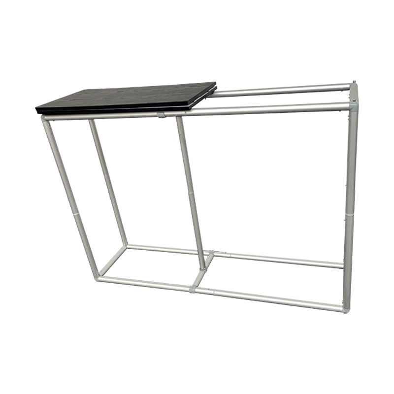 Tablero de cubierta transfronteriza de recepción tablero de exhibición de pantalla rápida tablero de exhibición de tela de transferencia tablero de recepción tablero de publicidad tablero de promoción de tubos de aluminio personalizados