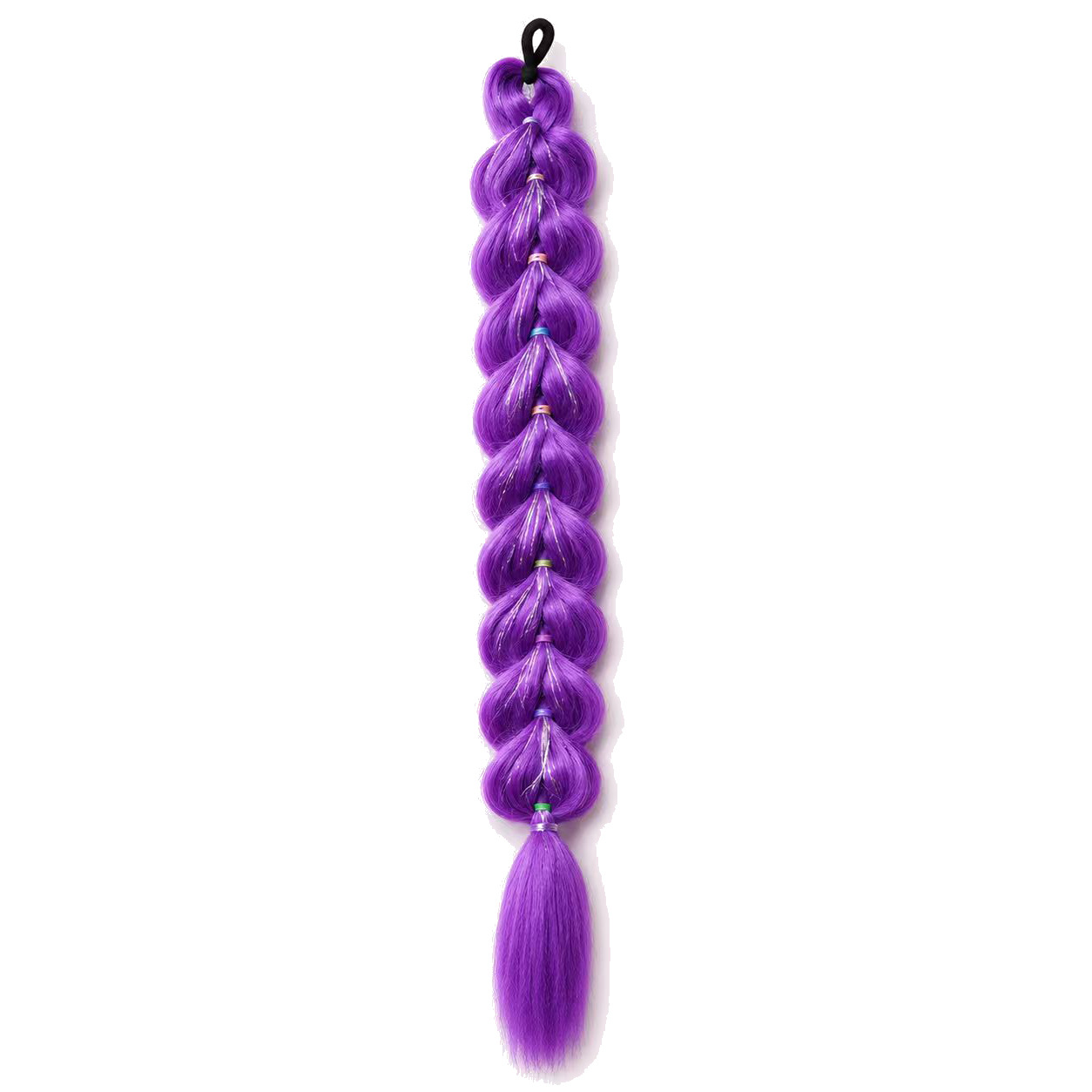 Peluca de Coleta para Cosplay de Fibra de Alta Temperatura Trenzada para Fiestas