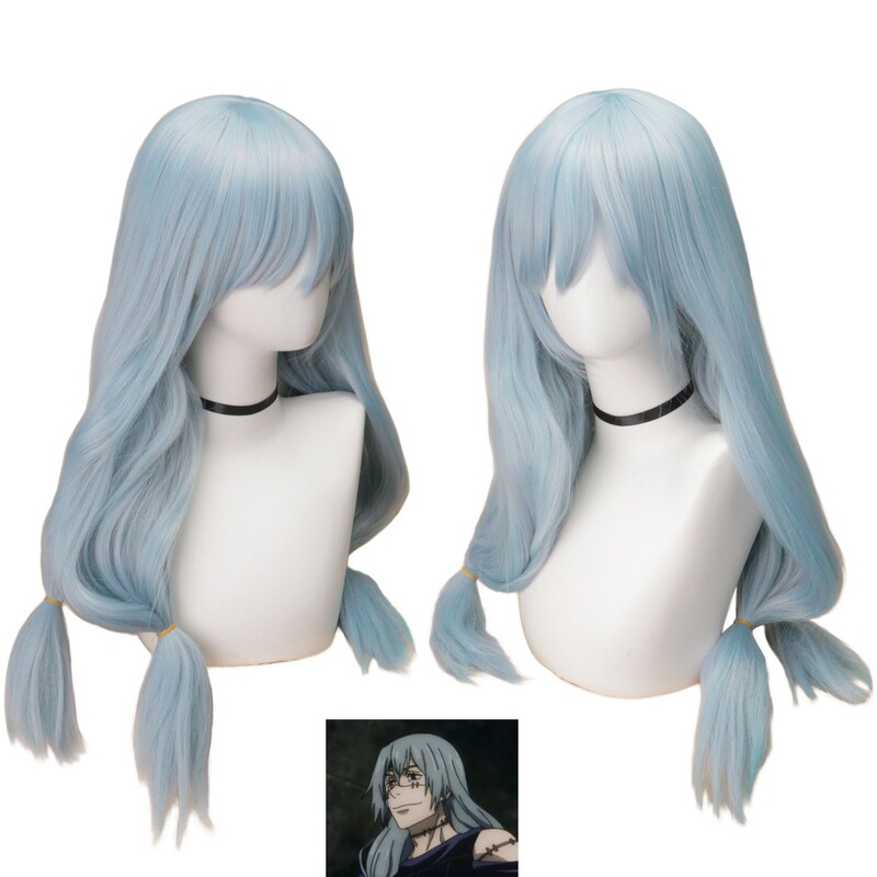 Spell back to war cos fake hair spell gabon thickened fake hair long horsetail animation cosplay