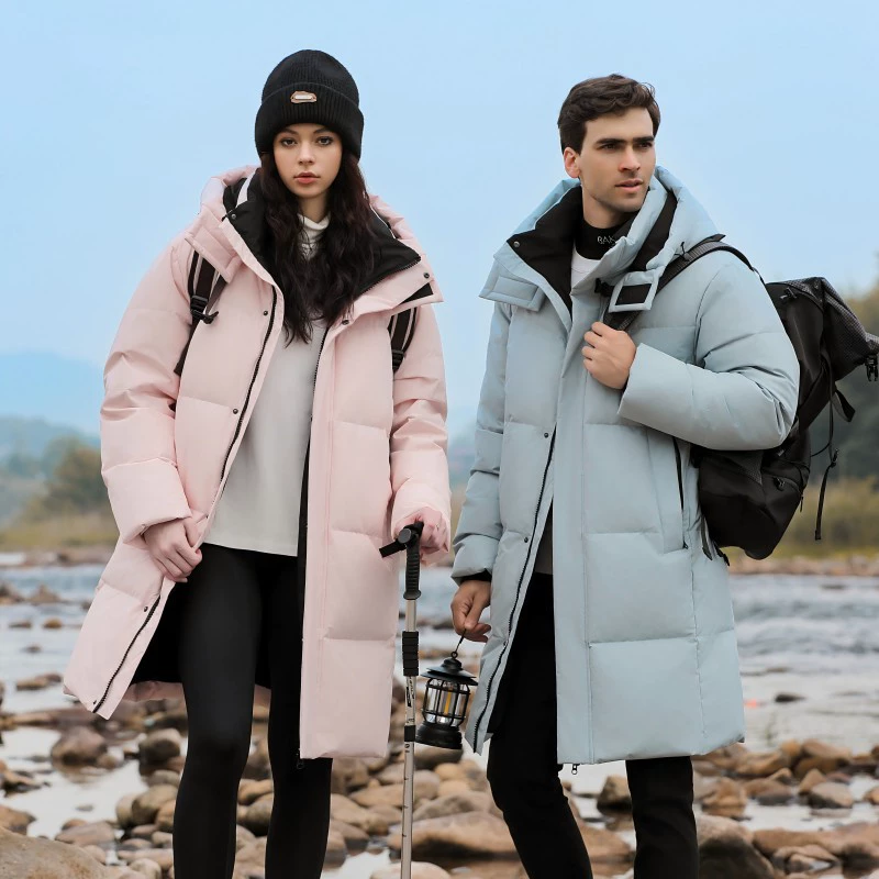 Новый зимний взрывной пиджак трансграничный пуховик пара мужчин и женщин тонкая внешняя одежда