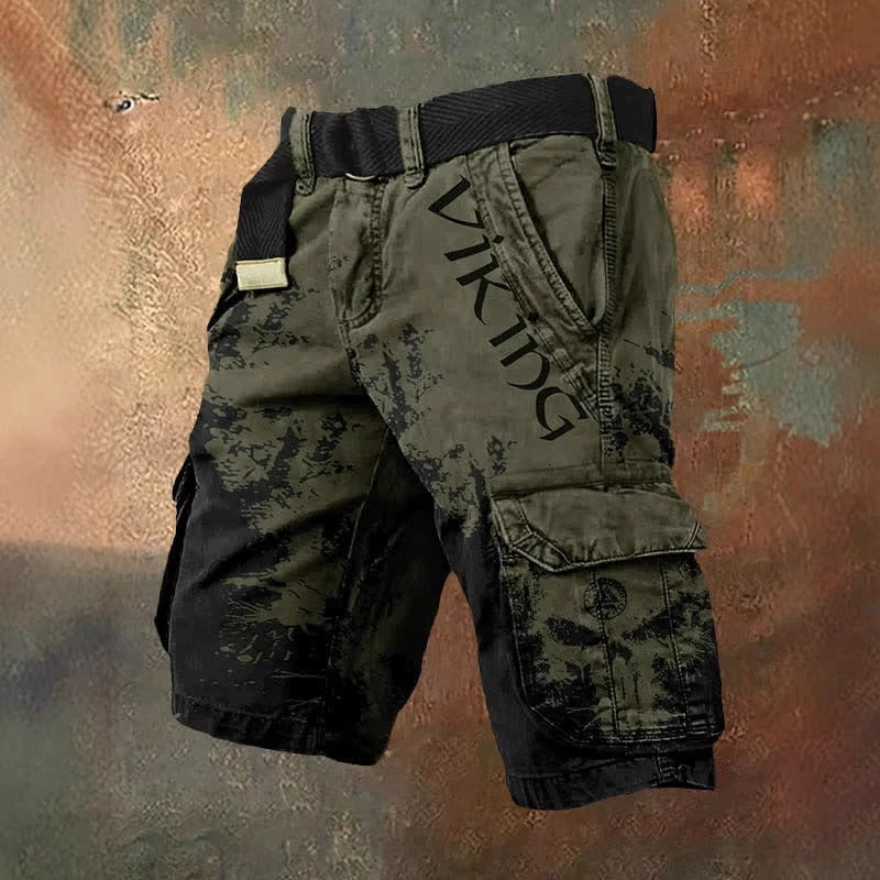 Независимая станция Amazon новый европейский и американский тренд 3D цифровая печать шорты на молнии мужские брюки без пояса