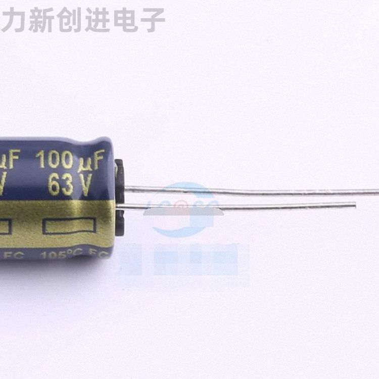 EEUFC1J101描述100uF 63V电解电容器