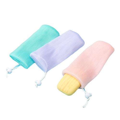 Multi-layer super-soft foaming net facial cleanser bubbler soap bag foaming net shower scrub face wash foaming net wholesale