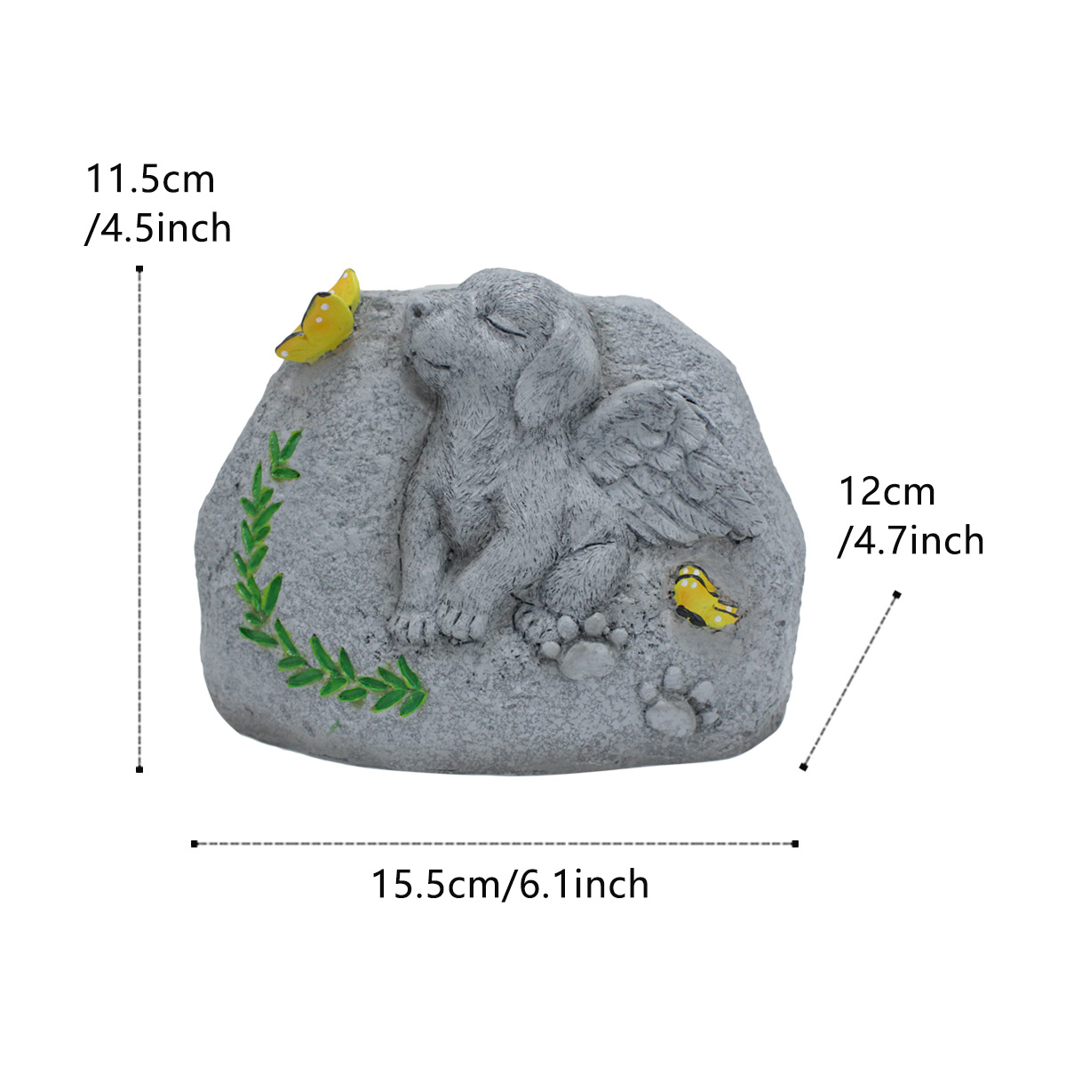  pet dog tombstone creative flower pot resin simulation commemorative stone cat small animal sacrifice tablet flower pot now