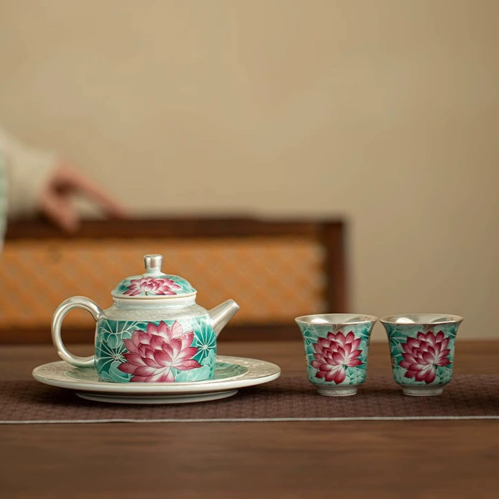 Керамический чайник, чайный набор, подарочная коробка