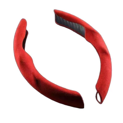 Steering wheel cover — Velvet Style, Non-Slip, Sweat-Absorbent, Ultra-Thin