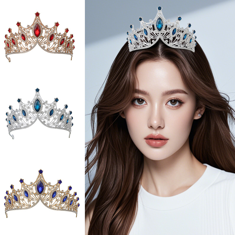 2024 tocadero de novia celebridad en línea tocadero de cabello de corona de alta calidad tocadero de novia de alta calidad de cumpleaños princesa de niños corona