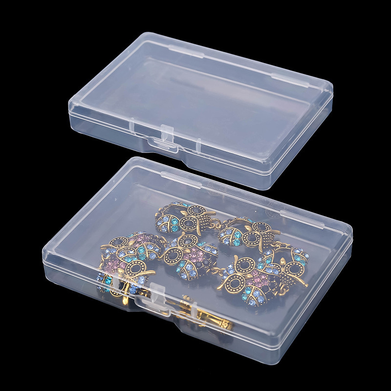 Transparent Pp Box Plastic Box My Little Pony Card Box Desktop Storage Box Jewelry Fishing Gear Packaging Box Storage Box Flat Box