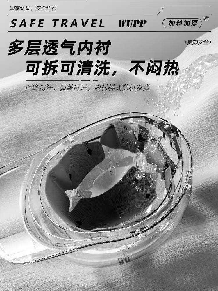New National Standard Duckbill Helmet, New Certification, Summer Electric Vehicle and Motorcycle All-Season Safety Helmet, Half Helmet