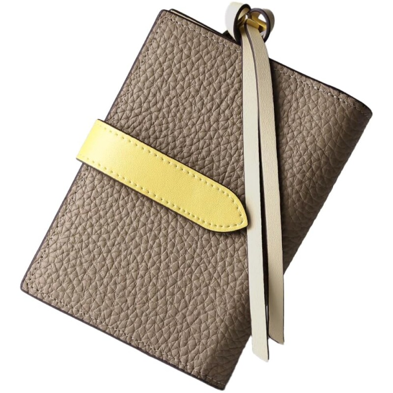 Japan's Rakuten Best-Selling Wallet, First-Layer Cowhide Pebbled Leather Compact Multi-Functional Large-Capacity Bi-Fold Wallet for Women