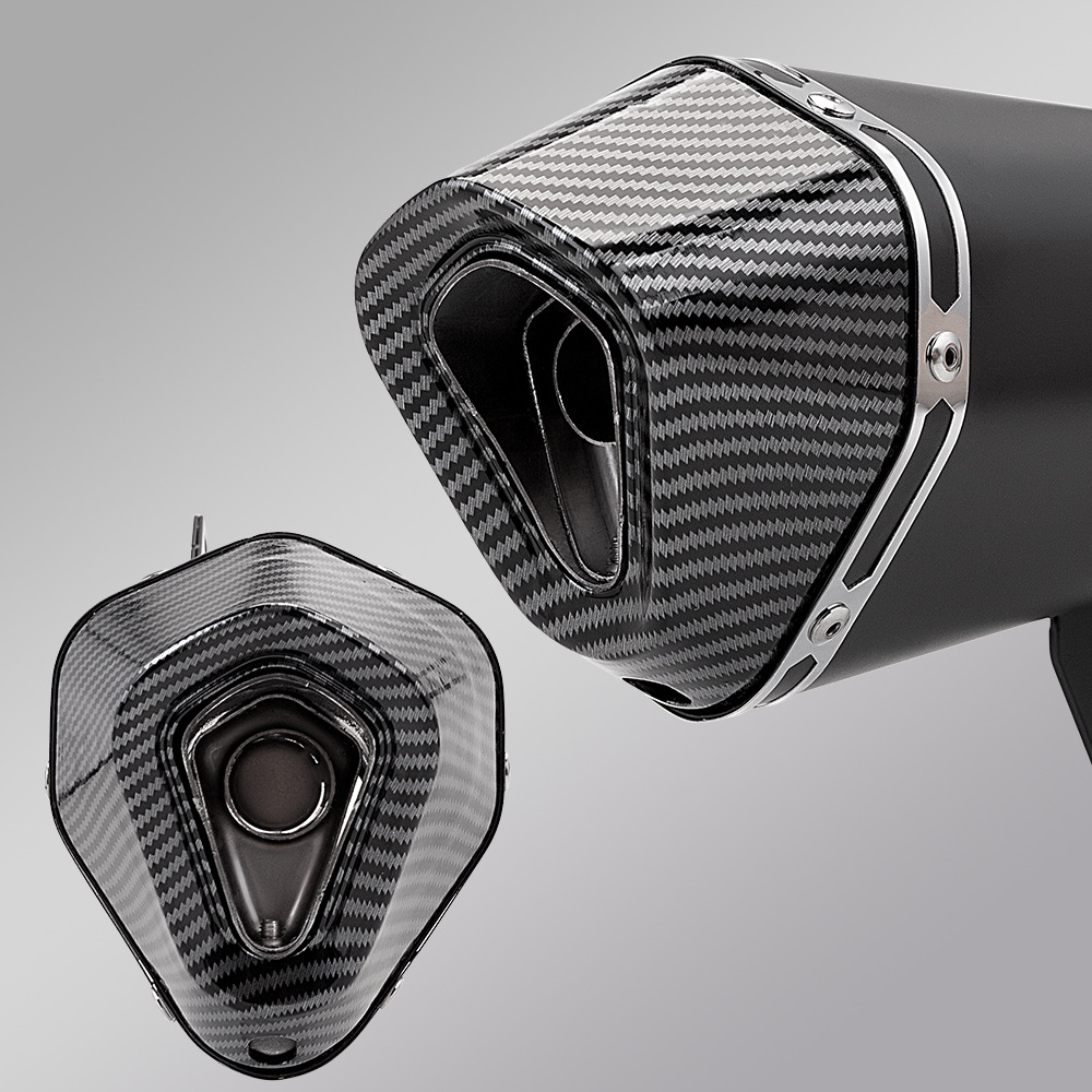Motorcycle Scooter Fosha 350 Front Exhaust Pipe Tail Muffler Non-Destructive Installation 2021-2024