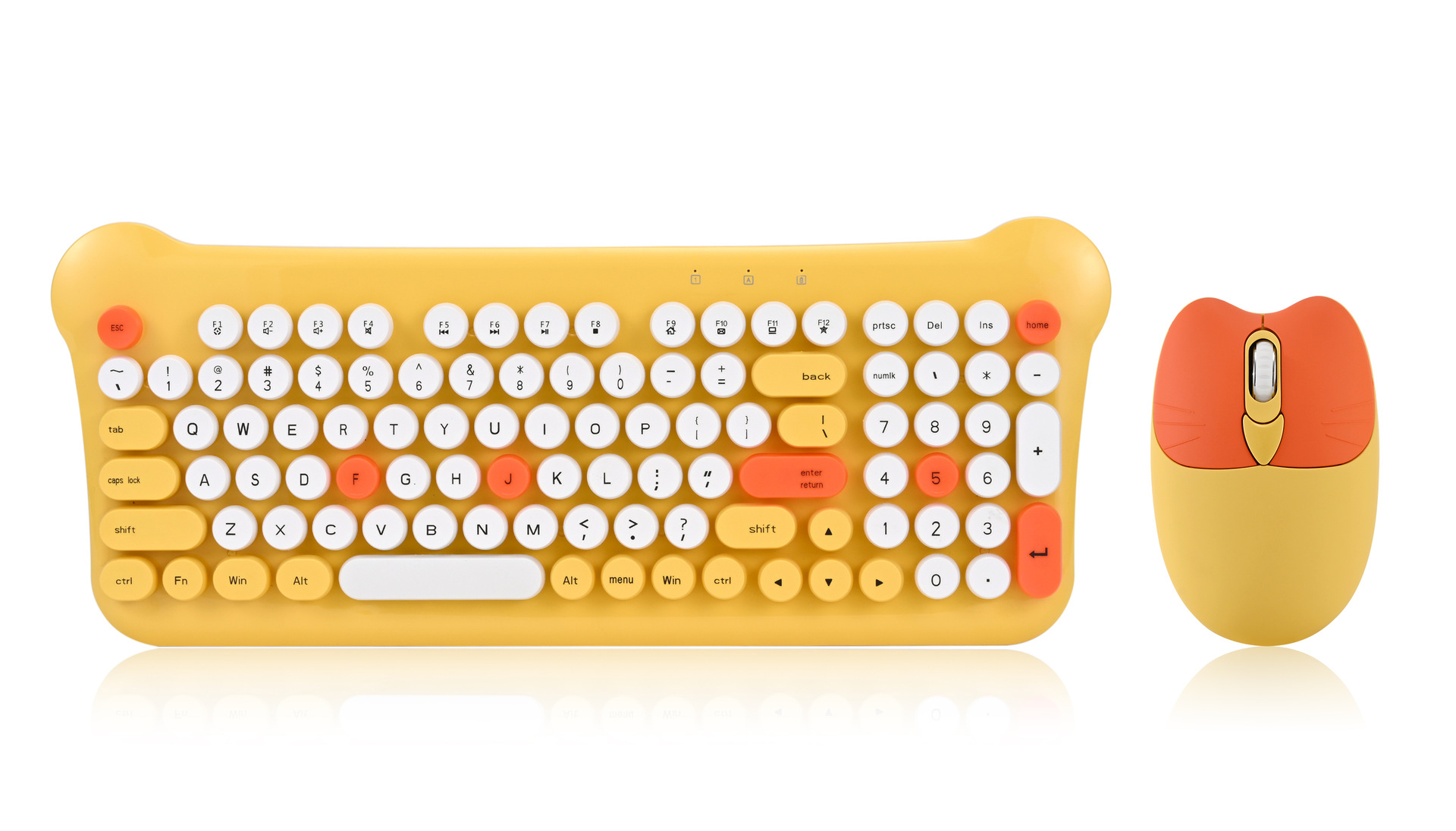 Wireless Keyboard And Mouse Combo Set Silent Tactile Office_voghion.com