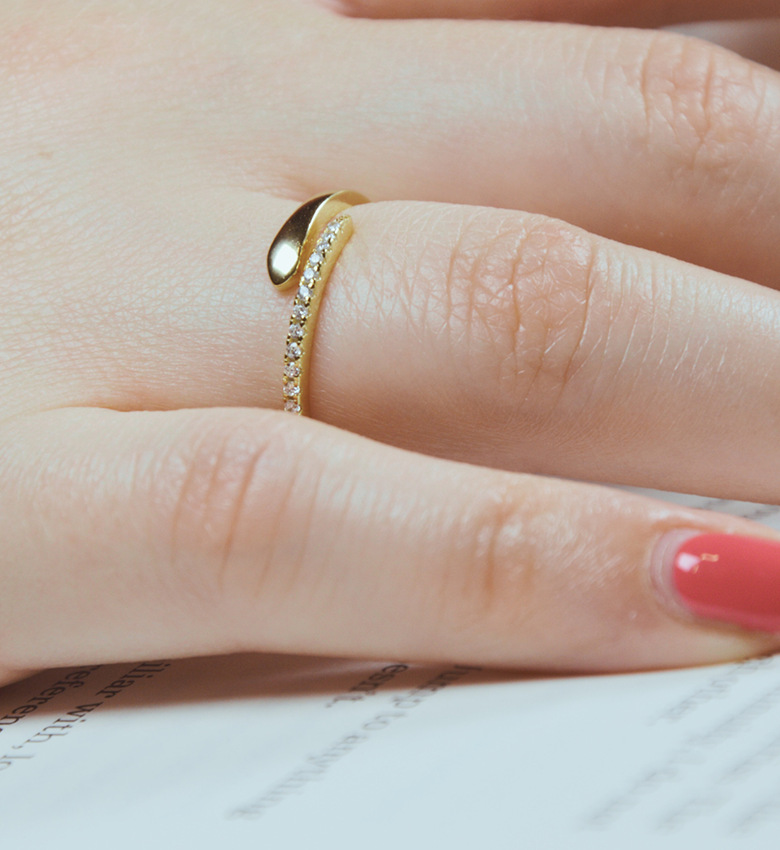 Unisex Gender 925 Sterling Silver Geometric Open Rings