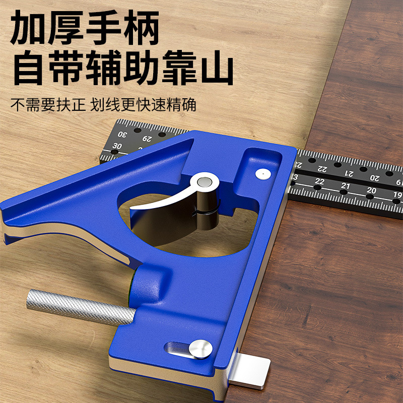木工直角定規 可動コーナー定規 L型定規 90度曲定規 高精度ロングボード定規 多機能組み合わせ定規|undefined