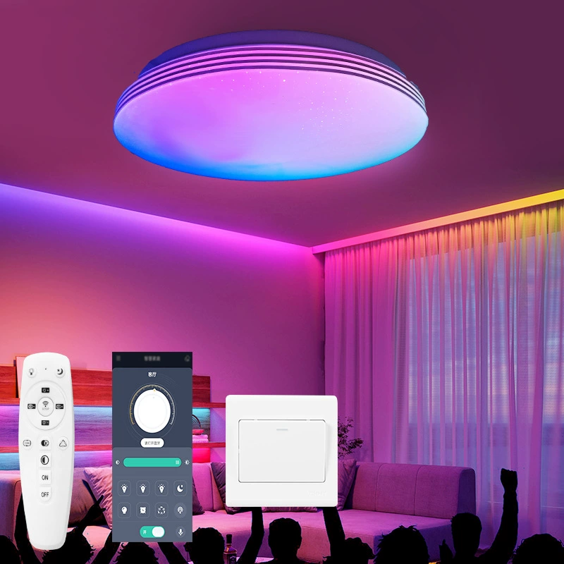 Ceiling light, LED super bright round lights, 4G, remote control, (Cross-border trading)