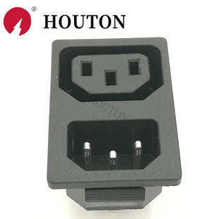 AC power socket male socket female socket C13 C14 one-piece socket AC-007 male and female