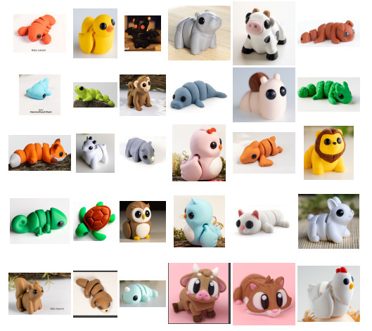 3Dプリントで作られた動物のおもちゃ、子供用置物、野生の様々な可愛いフィギュア、DIY手作り、クリエイティブな作品|undefined