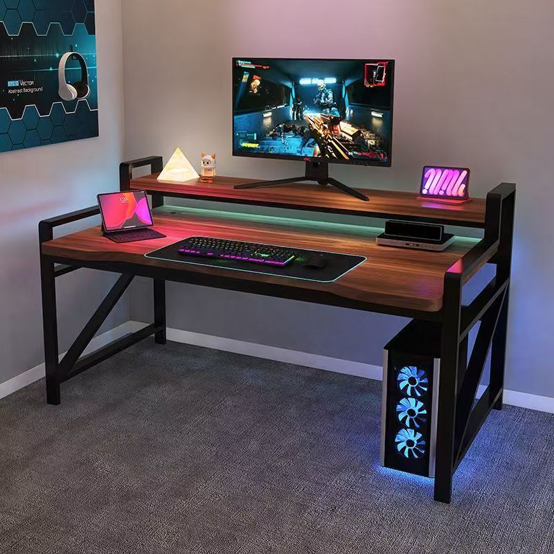 Computer Desk Carbon Fiber Tech-Savvy Desk Desktop Table Gaming Desk Workbench Home Desk Office Desk