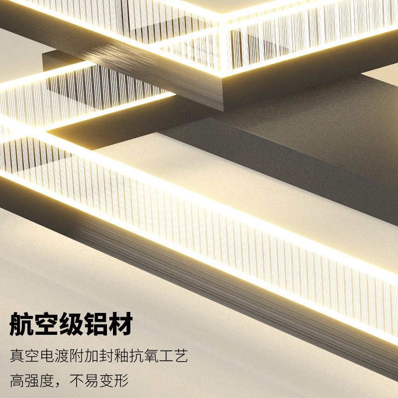 Nórdico sencillo moderno lujo villa lámpara de sala de estar doble candelabro dormitorio italiano estudio comedor lámparas de techo