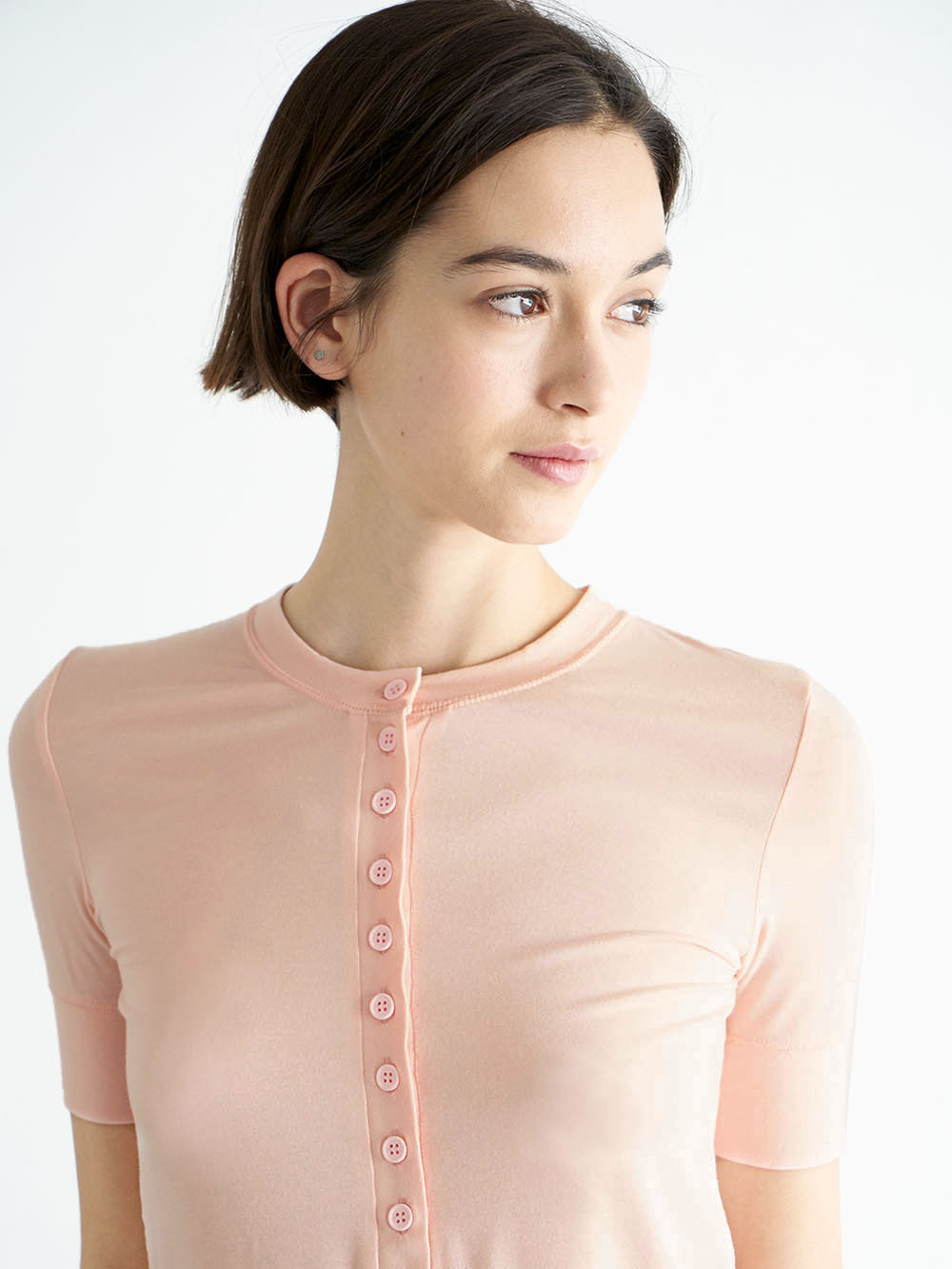 Title 11, Kadın Yuvarlak Yaka Yarım Hırka Kısa Kollu Pant...