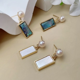 Pearl Earrings Zhuji Women's High-End Medieval Earrings 925 Silver Needle Autumn and Winter Cross-Border Exaggerated Zircon Earrings Wholesale
