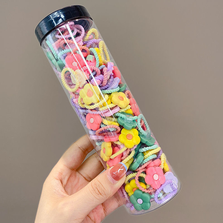 La banda de goma de los niños no daña el pelo, buena elasticidad, banda de goma de la muchacha, cuerda del pelo del bebé, pelo tamaño pequeño del lazo, anillo del pelo, accesorios del pelo