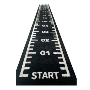 Gym Indoor Black Lawn Customized White Line Runway Scale Grass Studio Private Education Functional Pattern Lawn