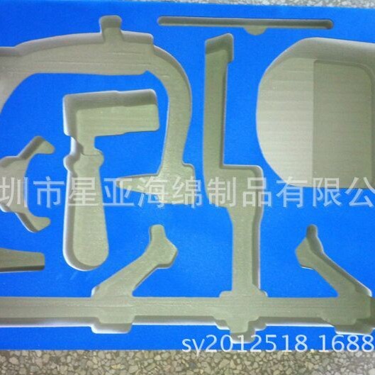 自产自销环保黑色EVA泡棉盒 防静电EVA压纹内衬 异形雕刻防撞内胆