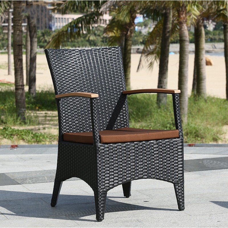 Sillas de caña al aire libre balcón terraza sillas de caña jardín al aire libre ocio comedor de té café mesas y sillas