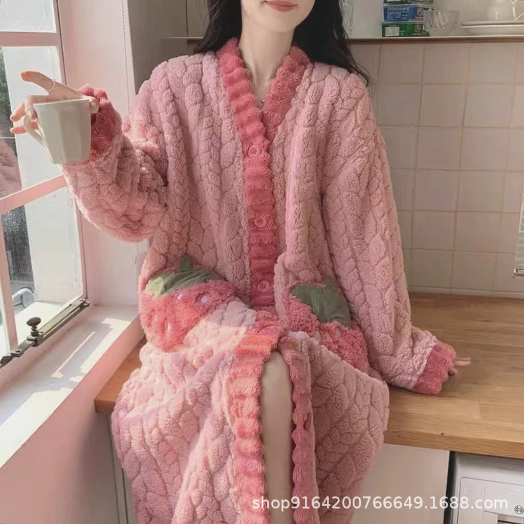 핑크 자카드