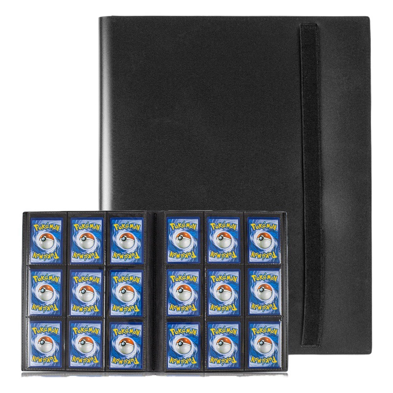 9 Palacio rejilla negro vendaje tarjeta libro juego anime tarjeta colección libro Bao Ke Meng Ultraman libro de almacenamiento de gran capacidad