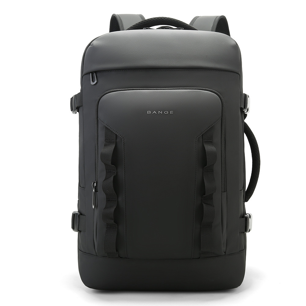 BANGE Herren High-End Rucksack mit großem Fassungsvermögen, erweiterbar, ideal für Geschäftsreisen, Pendlerfahrten und als Laptoptasche_voghion.com