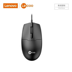 Lenovoを適用してクールなMS101 USB有線マウスノートパソコンのフロスト快適なビジネスオフィス