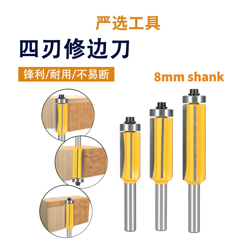 Четырехлезный нож для обрезки 8 ручек для обрезки заусенца закругленные ножи