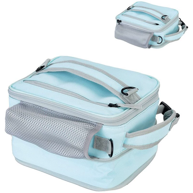 Capacious universal travel hermetic handheld thermal bag, oxford cloth