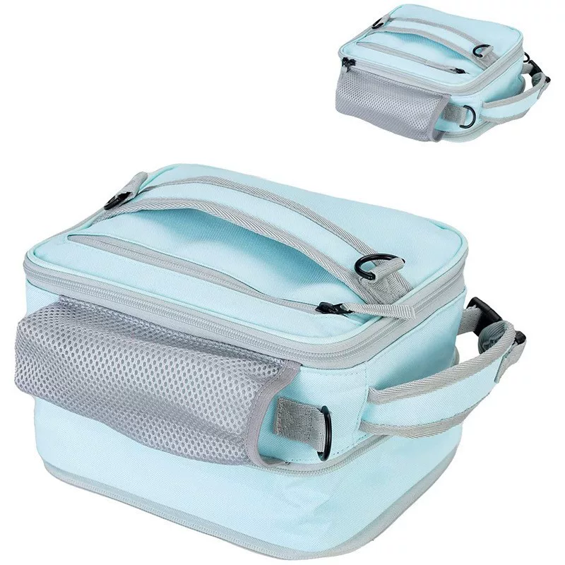 Capacious universal travel hermetic handheld thermal bag, oxford cloth