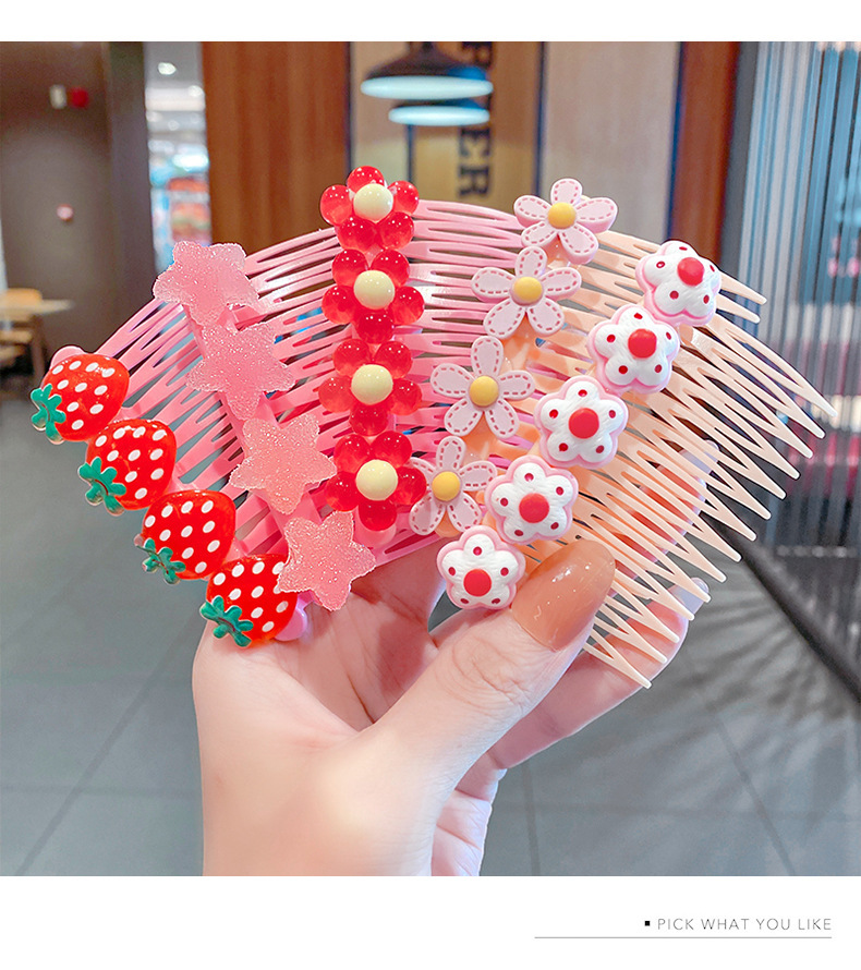 Simple Children's Candy Color Flower Hairpin Set Wholesale Nihaojewelry display picture 1