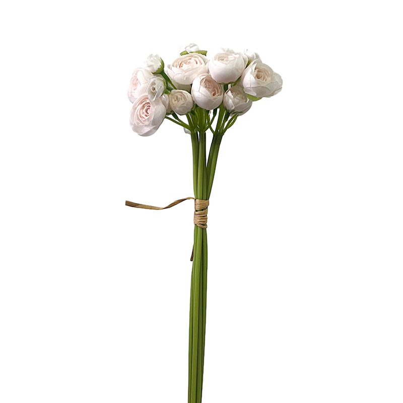 Mini pequeño Rocío de loto brote flor artificial que sostiene la flor decoración del hogar té Rosa decoración de la boda decoración de la flor accesorios de la foto