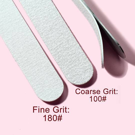 Replaceable stainless steel nail file repair file repeated use nail tools can tear stainless steel nail file