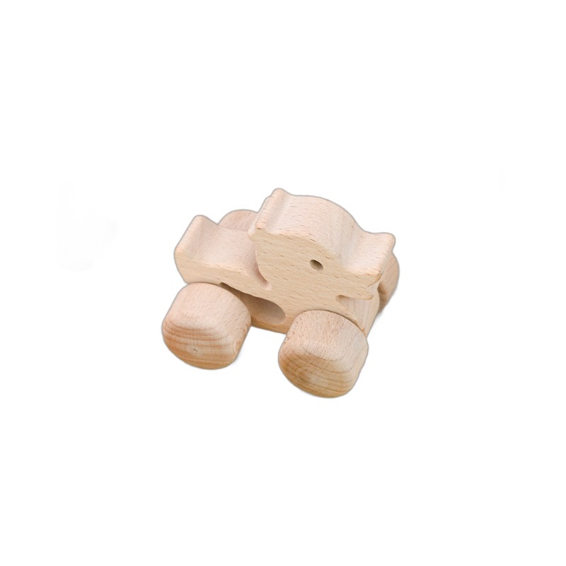 Educación temprana, carro de madera de haya, arrastre cognitivo, arrastre cognitivo, juguetes educativos para niños pequeños, ensamblaje, carro de juguete